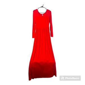 Dearcase size small red maxi dress​